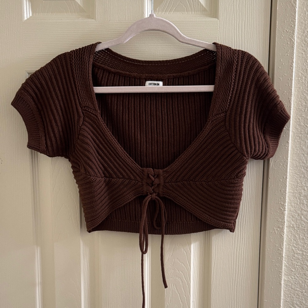 Brown cotton on tee